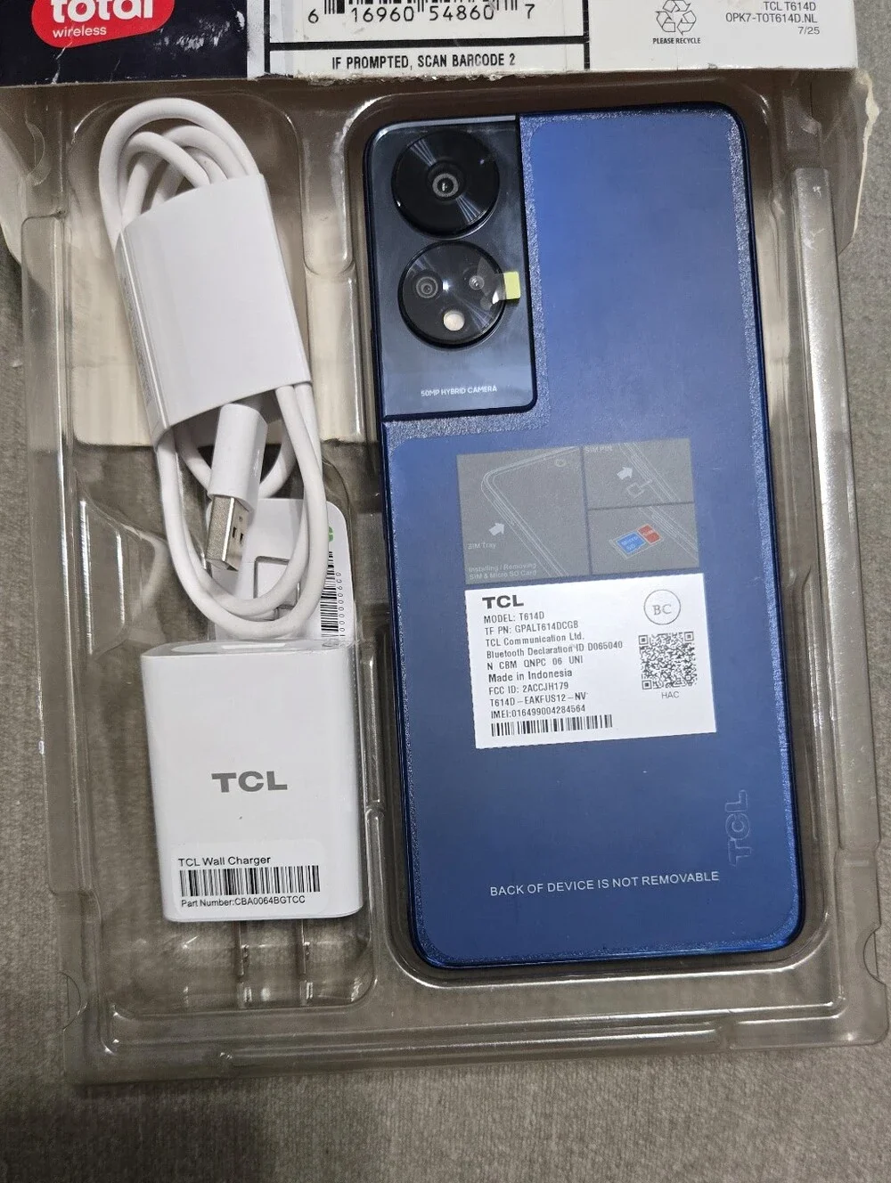 TCL 50XE Android Smartphone 5G 4GB RAM/128GB 50MP Camera